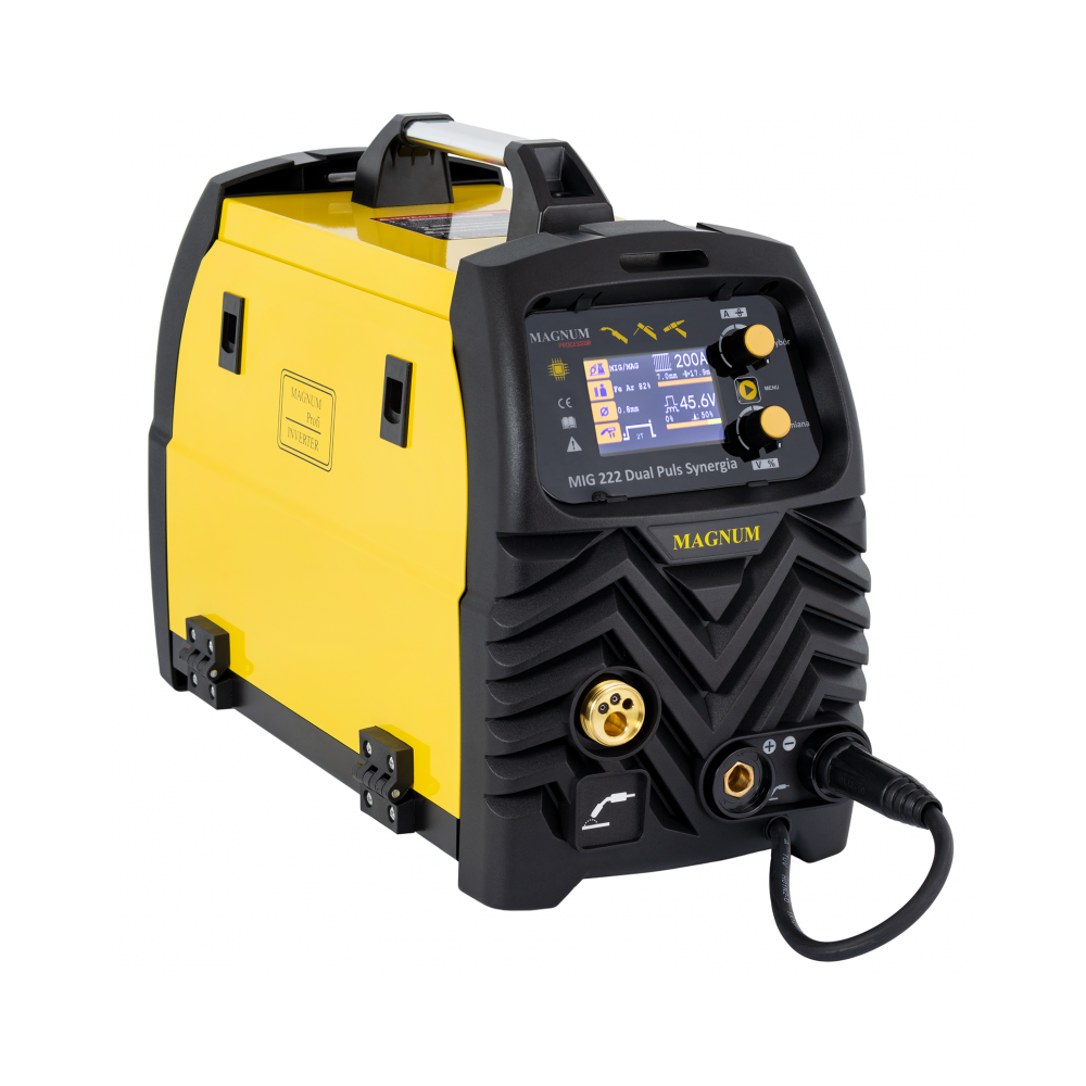 Spawarka Magnum MIG 222 Dual Puls Synergia LCD - zestaw - U MI 222 DP LCD-G - Magnum - 8