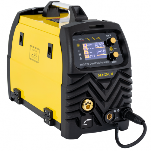 Spawarka Magnum MIG 222 Dual Puls Synergia LCD - zestaw - U MI 222 DP LCD-G - Magnum - 8