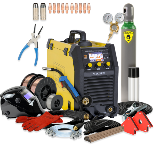 Spawarka Magnum MIG 235 Dual Puls Synergia - zestaw - U MI 235 DP LCD-G - Magnum - 3