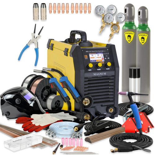 Spawarka Magnum MIG 235 Dual Puls Synergia - zestaw - U MI 235 DP LCD-G - Magnum - 1