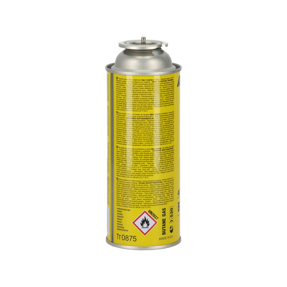 Kartusz nabój gazowy do palnika kuchenki 400 ml Alpen Camping - IK1004-02 - Inko-Time - 4