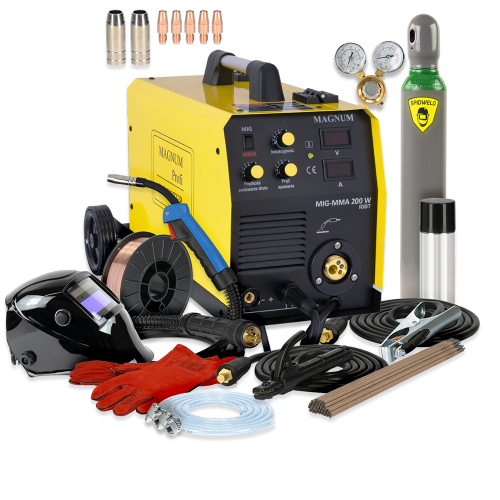 Spawarka Magnum MIG 200 W MMA IGBT - zestaw - U MI 200W MMA-G - Magnum - 2