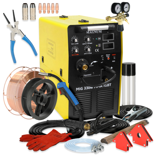 Spawarka Magnum MIG 330 W MMA IGBT - zestaw - U MI 330 WIGB-G - Magnum - 3