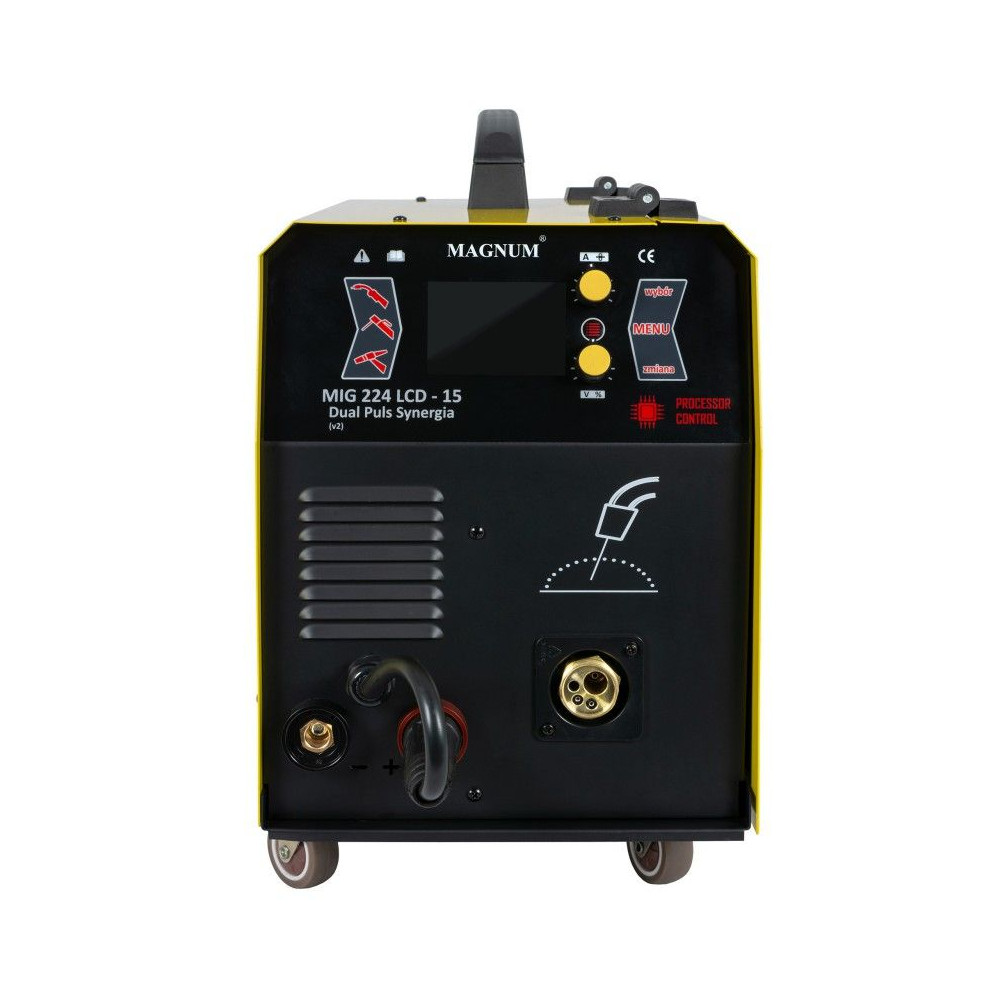 Spawarka Magnum MIG 224/15 LCD Dual Puls Synergia v2 - zestaw - U MI 224 LC15P-G - Magnum - 11