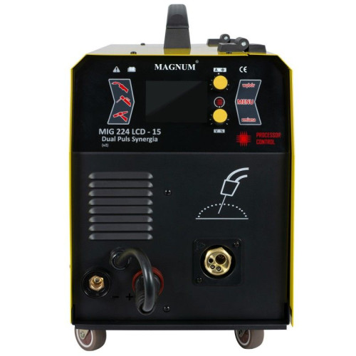 Spawarka Magnum MIG 224/15 LCD Dual Puls Synergia v2 - zestaw - U MI 224 LC15P-G - Magnum - 11