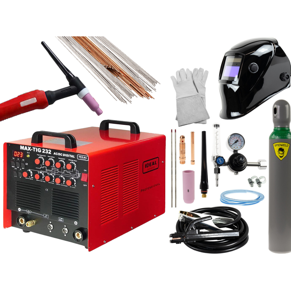 Spawarka Ideal MAX-TIG 232 AC/DC Digital - zestaw - MAXTIG232-G - Ideal - 4