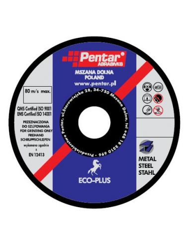 Tarcza do szlifowania Pentar Eco-Plus A24S8BF 27 – 230 x 6,0 x 22 - 110127180 - Pentar - 1