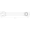 Klucz płasko-oczkowy z grzechotką 13 mm SATA 43206 - ST43206ST - SATA - 2