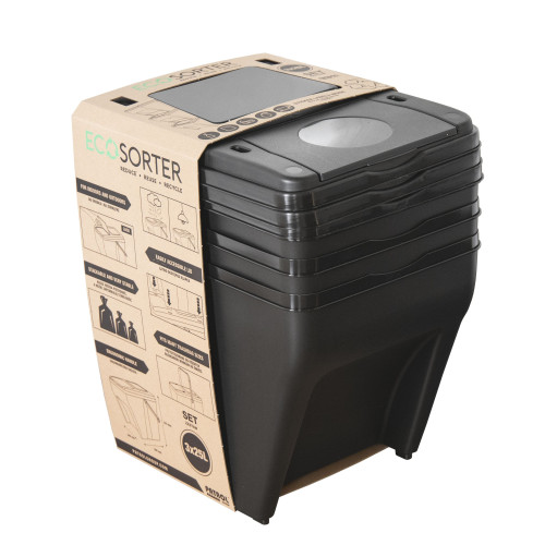 Kosze do segregacji śmieci Patrol ECOsorter 3x25 l - zestaw - Z256342PG011 - Patrol Group - 1