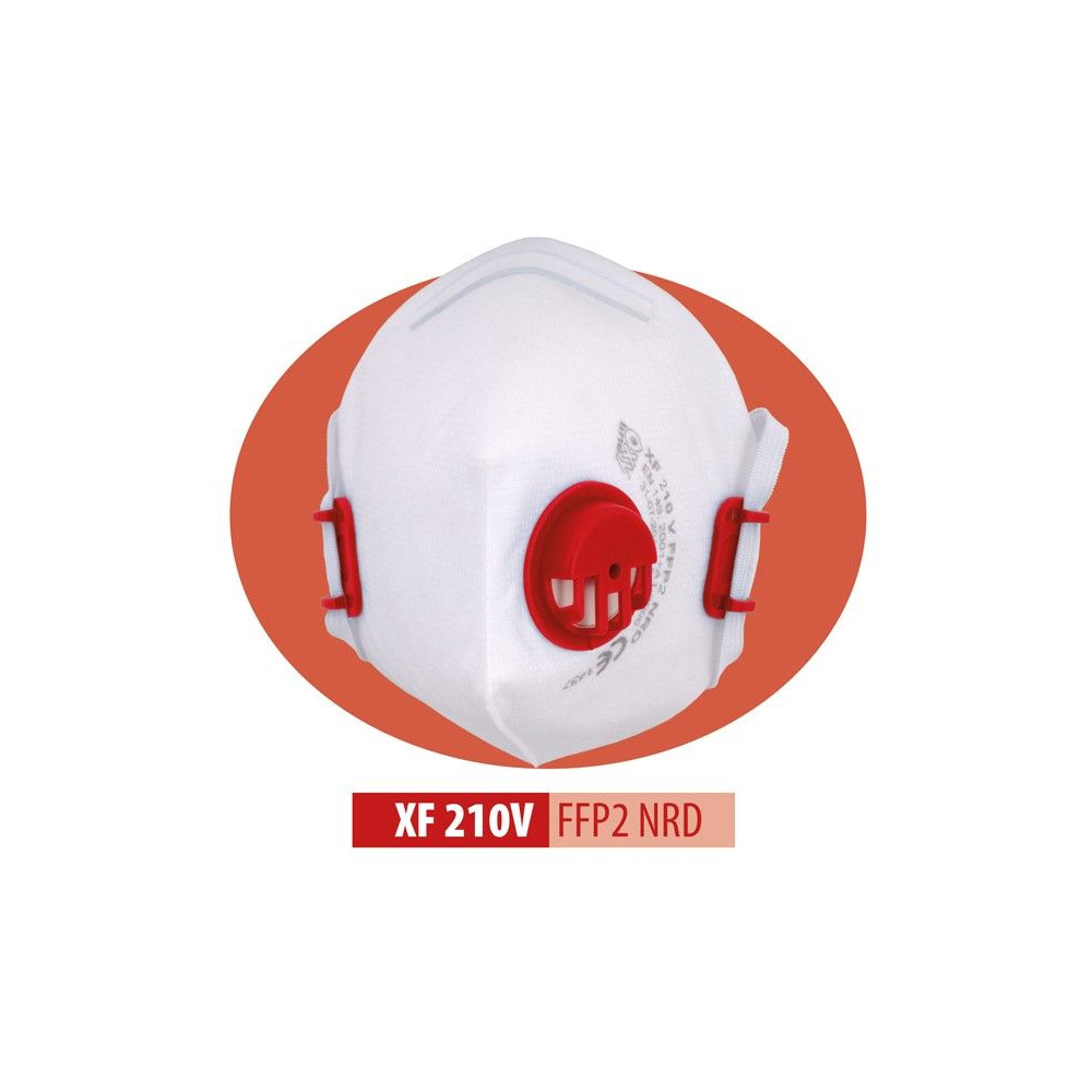 Półmaska przeciwpyłowa XF 210 V FFP2 NR D - XF210VFFP2NRD - Oxyline - 2
