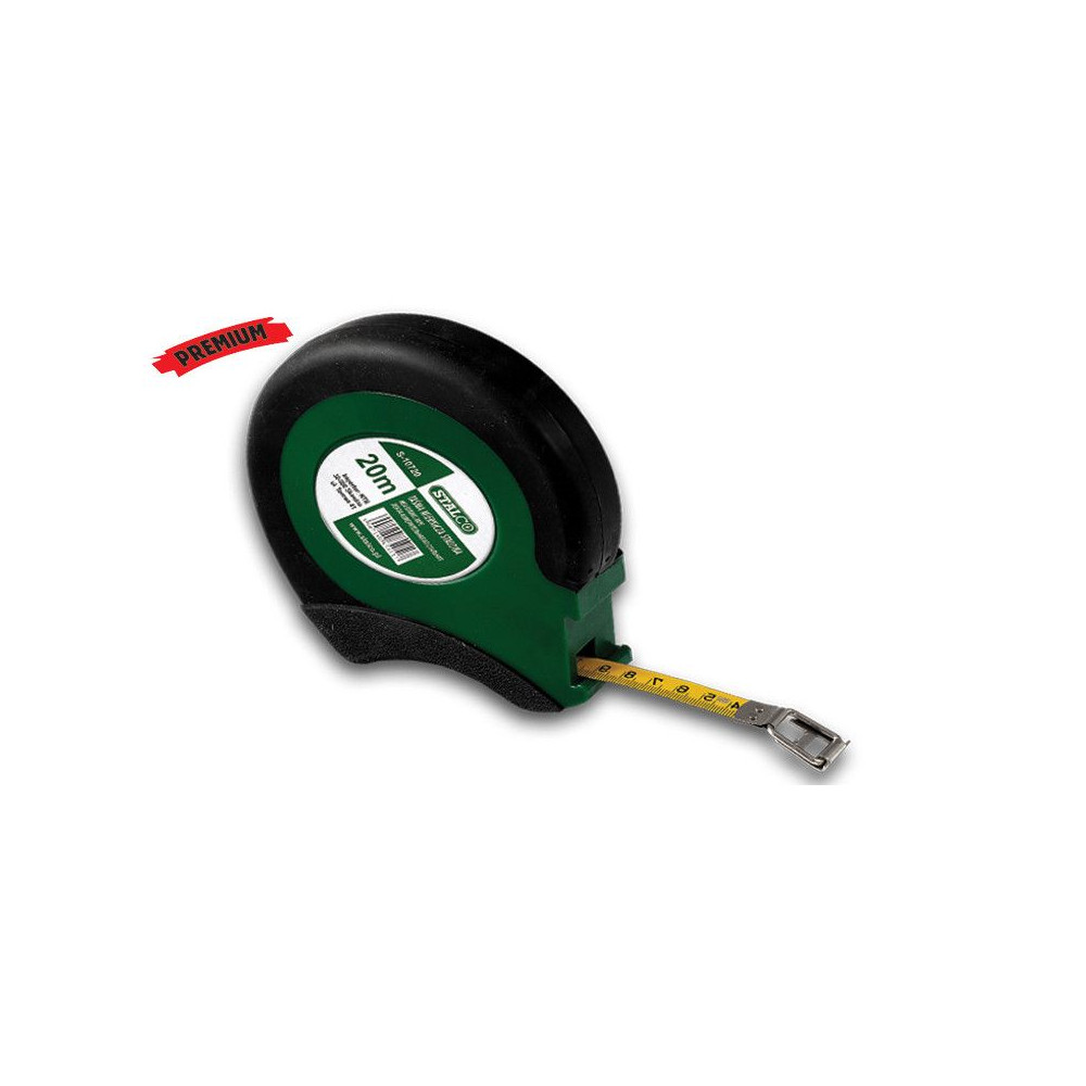Taśma miernicza stalowa 20 m Stalco Premium - S-10720 - Stalco - 1