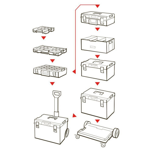 Skrzynka narzędziowa Qbrick System ONE Box - SKRQBOXCZAPG013 - Qbrick System - 1 2