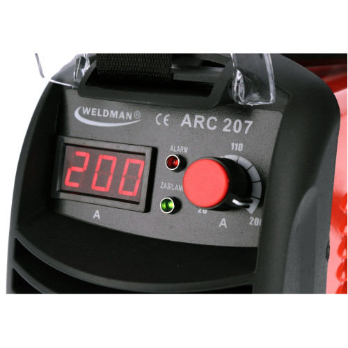 Spawarka Weldman ARC 207 z plastik. walizką - zestaw - 103 014-G - Weldman - 6
