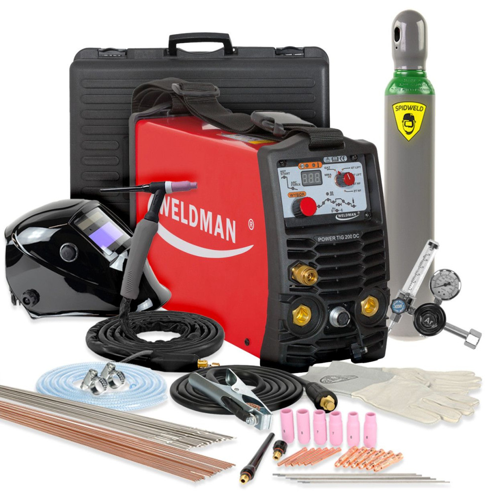 Spawarka Weldman Power TIG 200 DC Puls HF/Lift - zestaw - 104 404-G - Weldman - 1