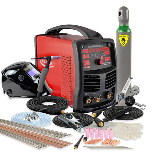 Spawarka Weldman Tornado TIG 210 AC/DC - zestaw - 103 037-G - Weldman - 1