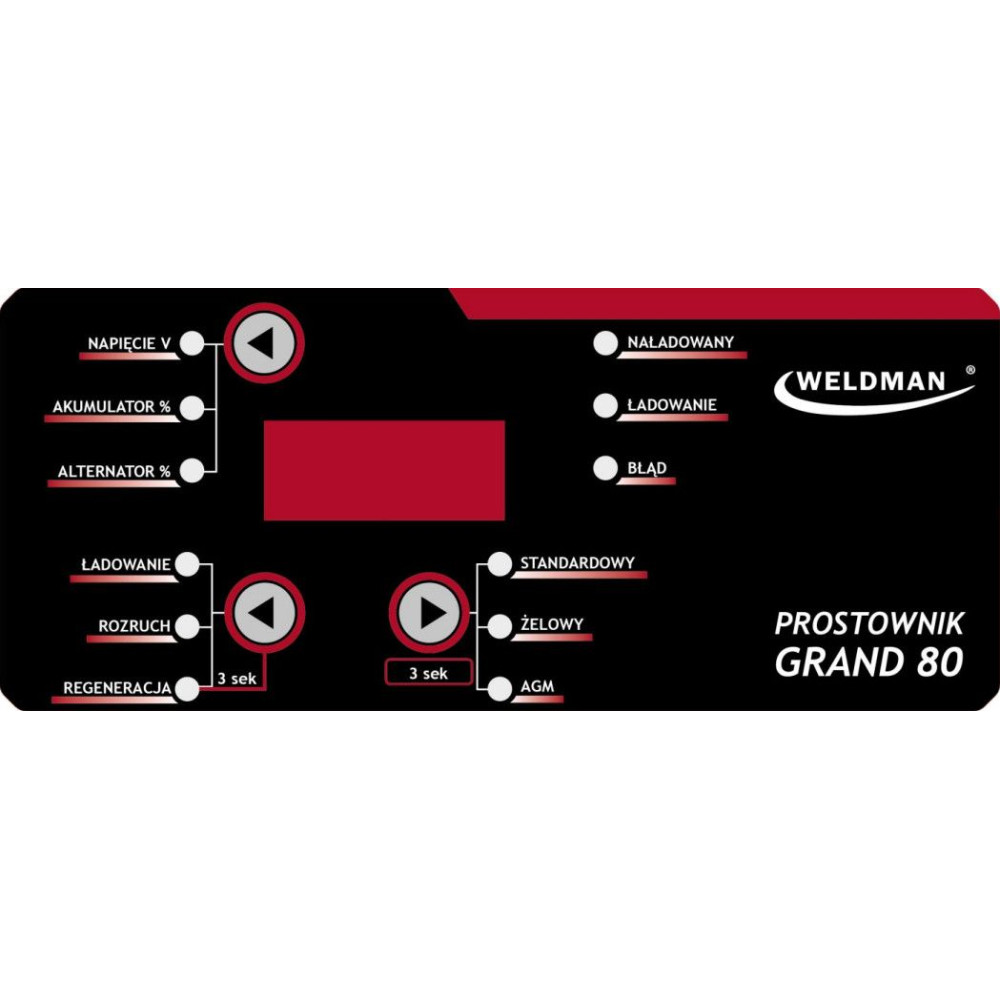 Prostownik z rozruchem Weldman Grand 80 - 104 513 - Weldman - 3