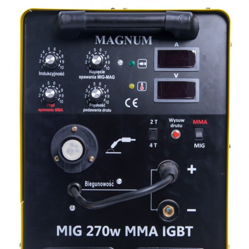 Spawarka Magnum MIG 270 W MMA IGBT - zestaw - U MI 270 WIGB-G - Magnum - 6