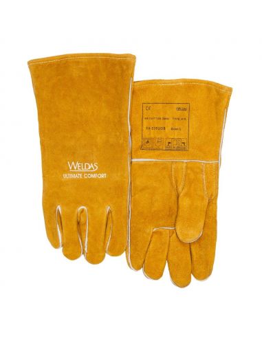Rękawice spawalnicze WELDAS z bawełnianą podszewką 10-2392GB - 10-2392GB - Weldas - 1