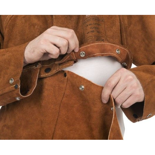 Skórzany fartuch spawalniczy WELDAS 44-7836XL - 44-7836XL - Weldas - 1 2