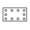 Czarny koc spawalniczy WELDAS 50-2368/2468 - 50-2368/2468 - Weldas - 2