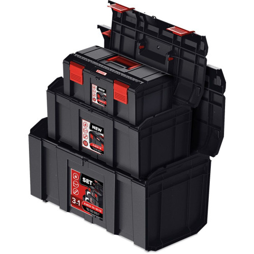 Zestaw skrzynek narzędziowych Qbrick Regular R-BOX Set 19+16+13 - Z253938PG001 - Qbrick System - 1