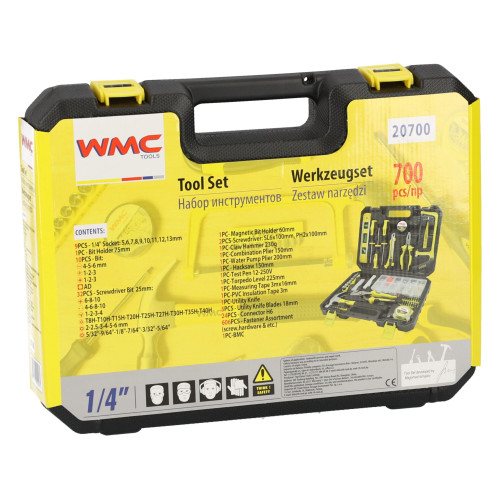Zestaw narzędzi 700 el. WMC Tools - 20700 - WMC Tools - 9