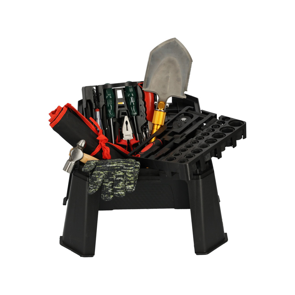 Zestaw narzędzi 65 el. ze stołkiem warsztatowym WMC Tools - 4065C - WMC Tools - 11