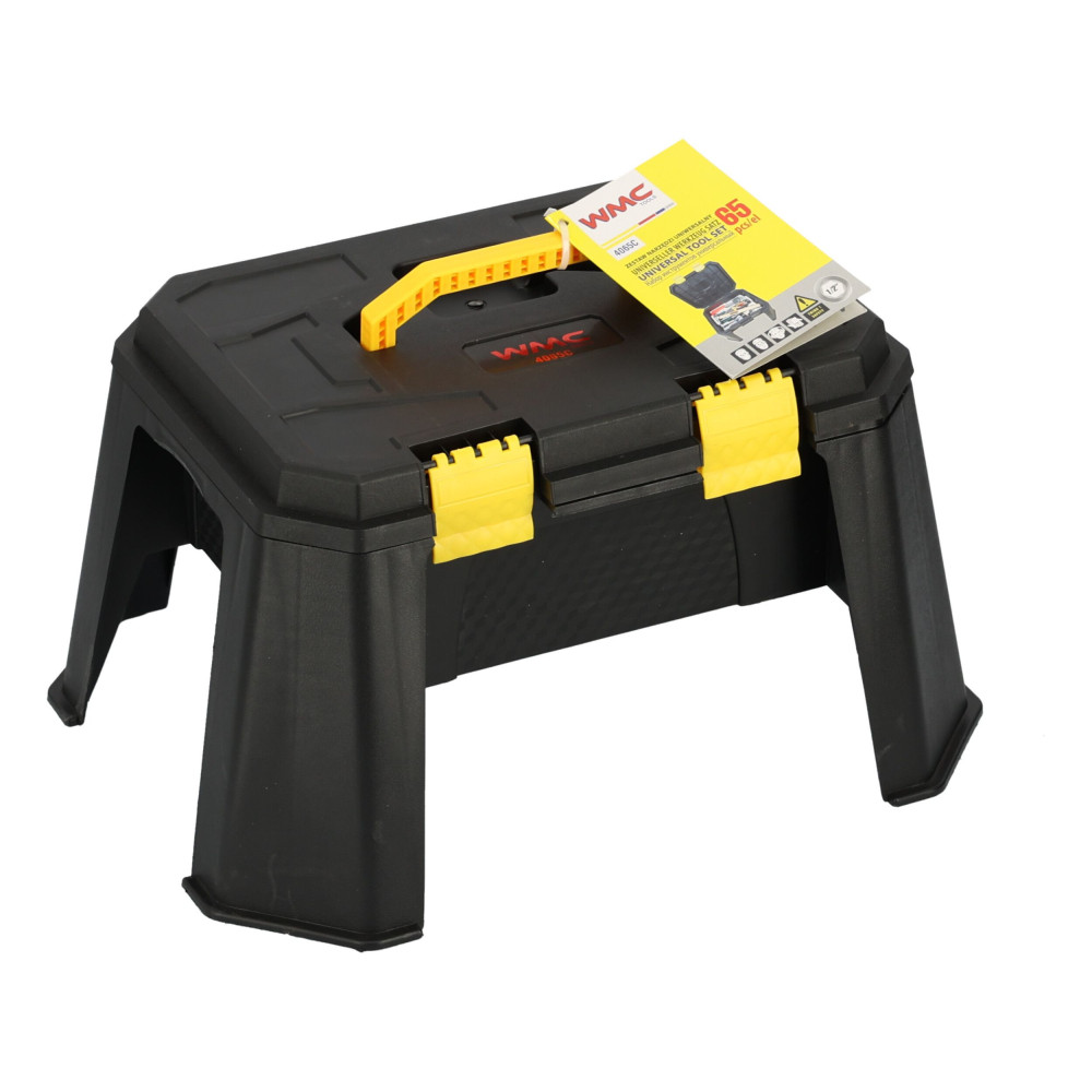 Zestaw narzędzi 65 el. ze stołkiem warsztatowym WMC Tools - 4065C - WMC Tools - 12