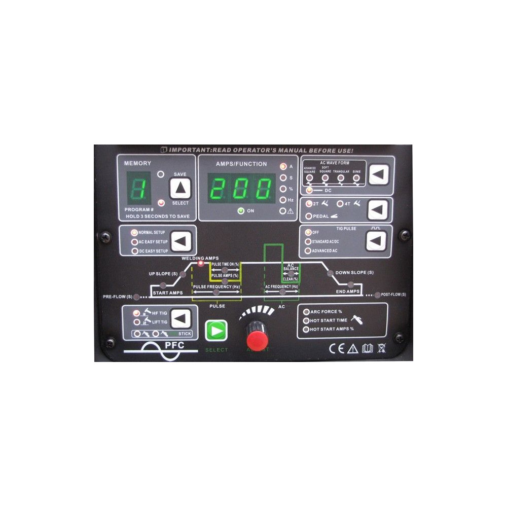 Spawarka Welder Fantasy JET TIG II 200 AC/DC IGBT PFC - zestaw - JET TIG II 200-G - Welder Fantasy - 6
