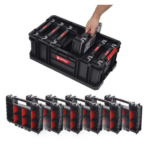 Skrzynka narzędziowa Qbrick System TWO Box 200 + 6x Organizer Multi - Z251613PG003 - Qbrick System - 1 2
