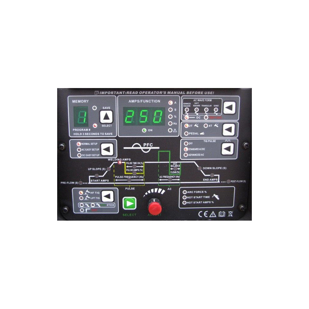 Spawarka Welder Fantasy JET TIG III 250 AC/DC 3w1 IGBT PFC - zestaw - JET TIG III 250/3+1-G - Welder Fantasy - 7