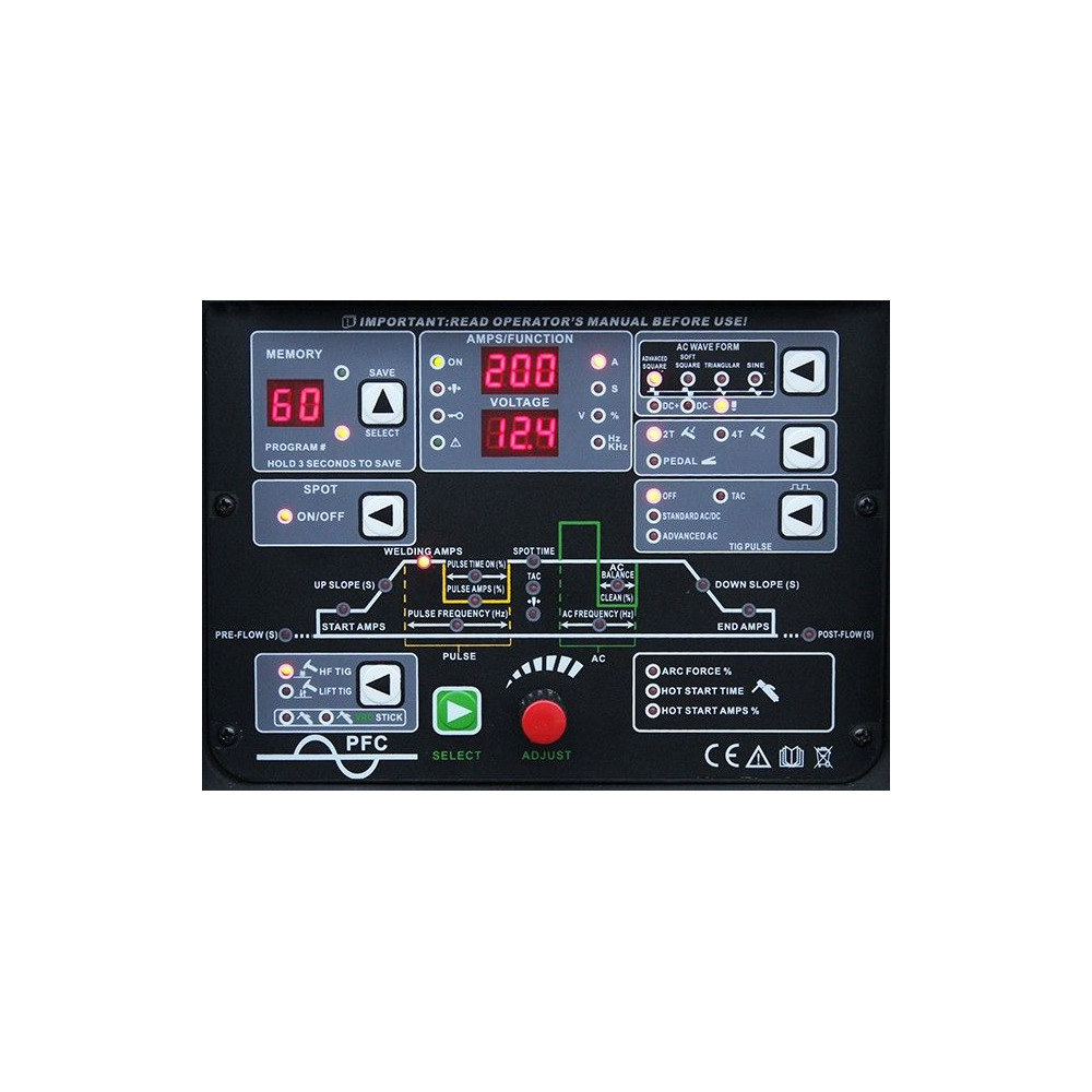 Spawarka Welder Fantasy JET TIG II 200-S AC/DC SPOT IGBT - zestaw - JET TIG II 200-S-G - Welder Fantasy - 7