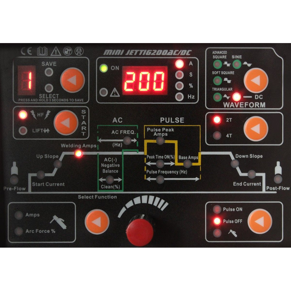Spawarka Welder Fantasy MINI JET TIG 200 AC/DC IGBT - zestaw - 0510-G - Welder Fantasy - 7