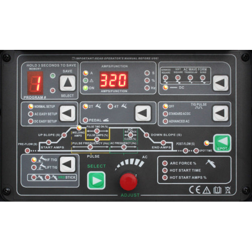 Spawarka Welder Fantasy JET TIG II 320 Tower AC/DC IGBT PFC - zestaw wodny - JET2TIG320TWT4-G - Welder Fantasy - 6