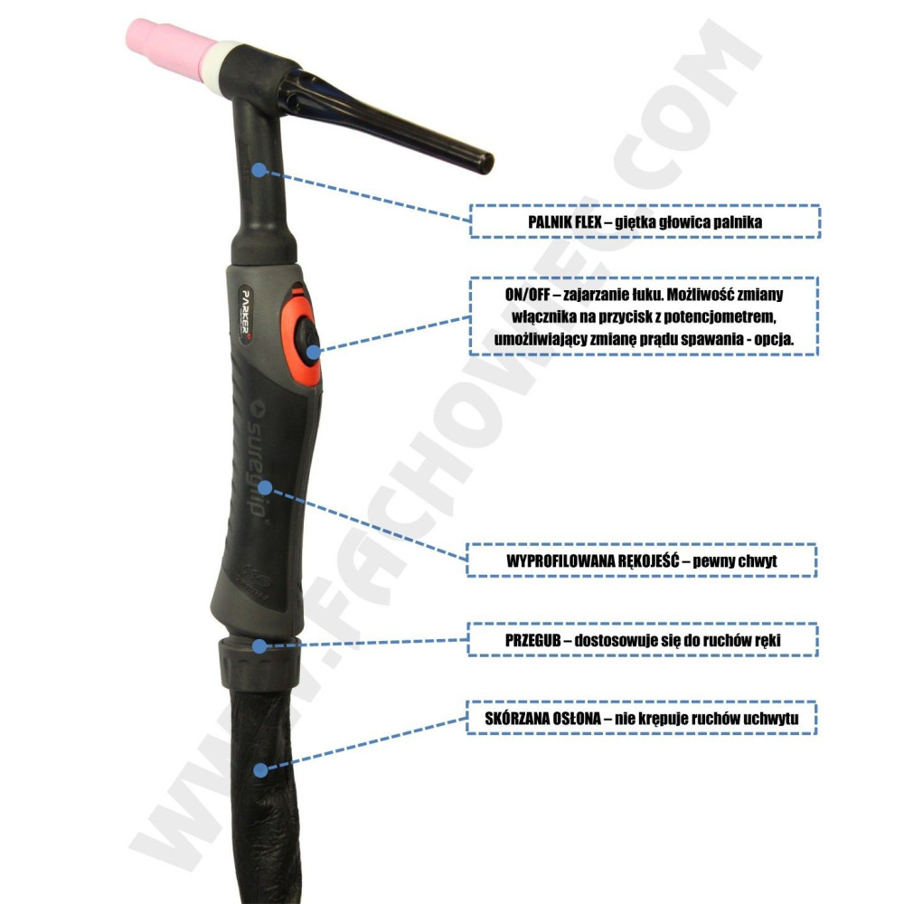 Spawarka Welder Fantasy JET TIG II 250 AC/DC IGBT PFC - zestaw wodny - JET TIG II 250 ZEST-G - Welder Fantasy - 19