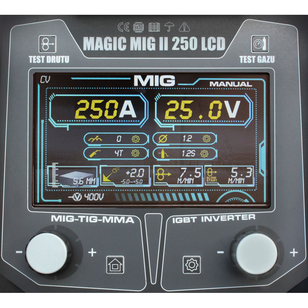 Spawarka Welder Fantasy Magic MIG II 250 LCD - zestaw - MM250-G - Welder Fantasy - 8