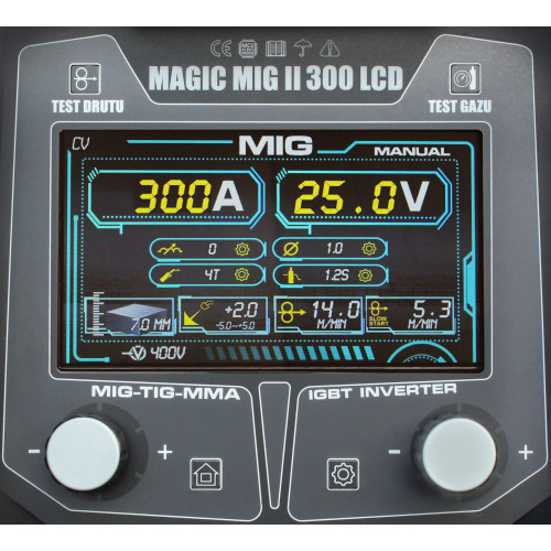Spawarka Welder Fantasy Magic MIG II 300 LCD - zestaw - MM300-G - Welder Fantasy - 8
