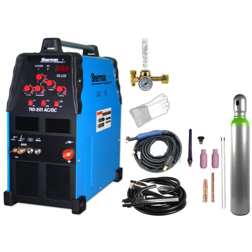 Spawarka Sherman TIG 201 AC/DC - zestaw - SINW-TIG201ACDC-G - Sherman - 3