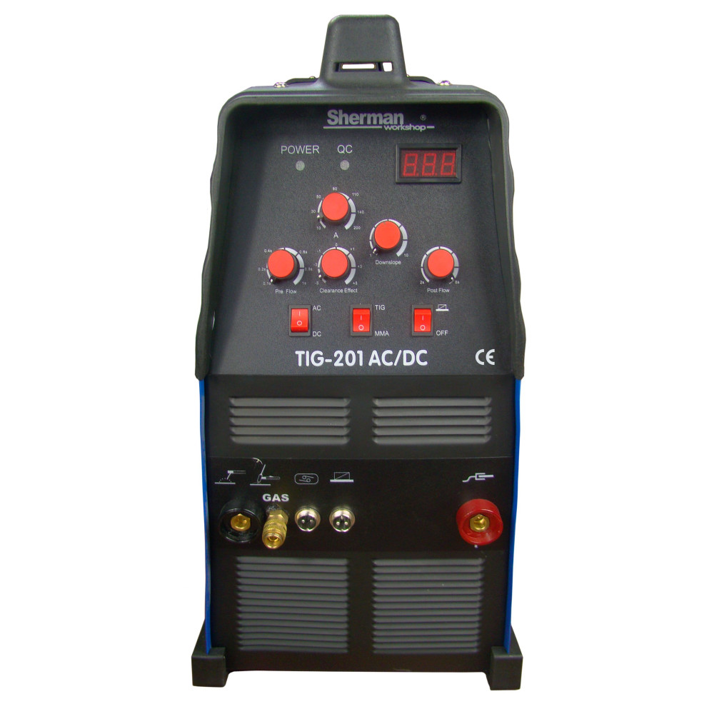 Spawarka Sherman TIG 201 AC/DC - zestaw - SINW-TIG201ACDC-G - Sherman - 6