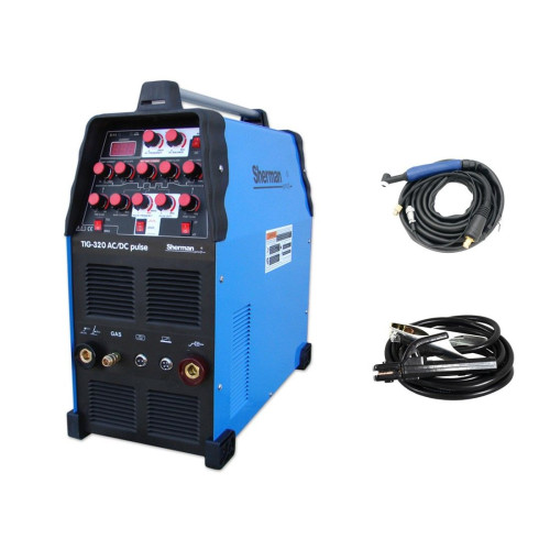 Spawarka Sherman TIG 320 AC/DC Pulse - zestaw - SINW-TIG320ACDCP-G - Sherman - 3 2