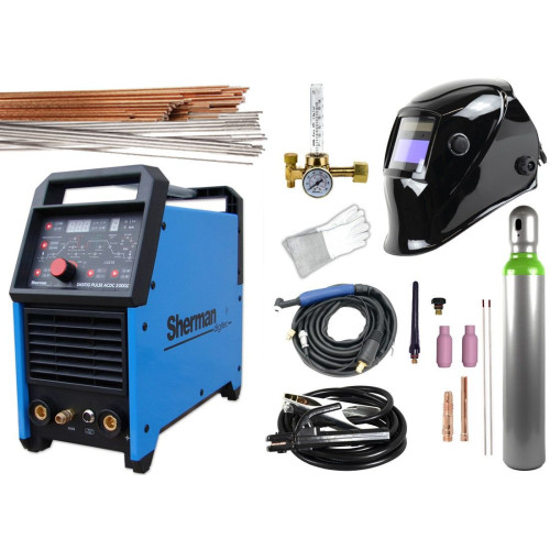 Spawarka Sherman DIGITIG 200GD Pulse AC/DC - zestaw - SDIGITIGPACDC200GD-G - Sherman - 1