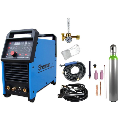 Spawarka Sherman DIGITIG 200GD Pulse AC/DC - zestaw - SDIGITIGPACDC200GD-G - Sherman - 3