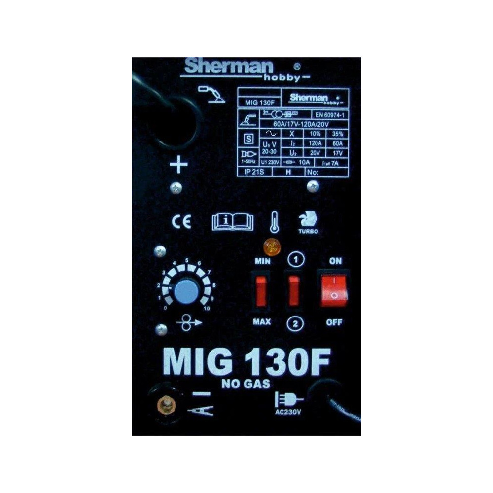 Spawarka transformatorowa Sherman MIG 130F - zestaw - SPA-MIG130F-G - Sherman - 5