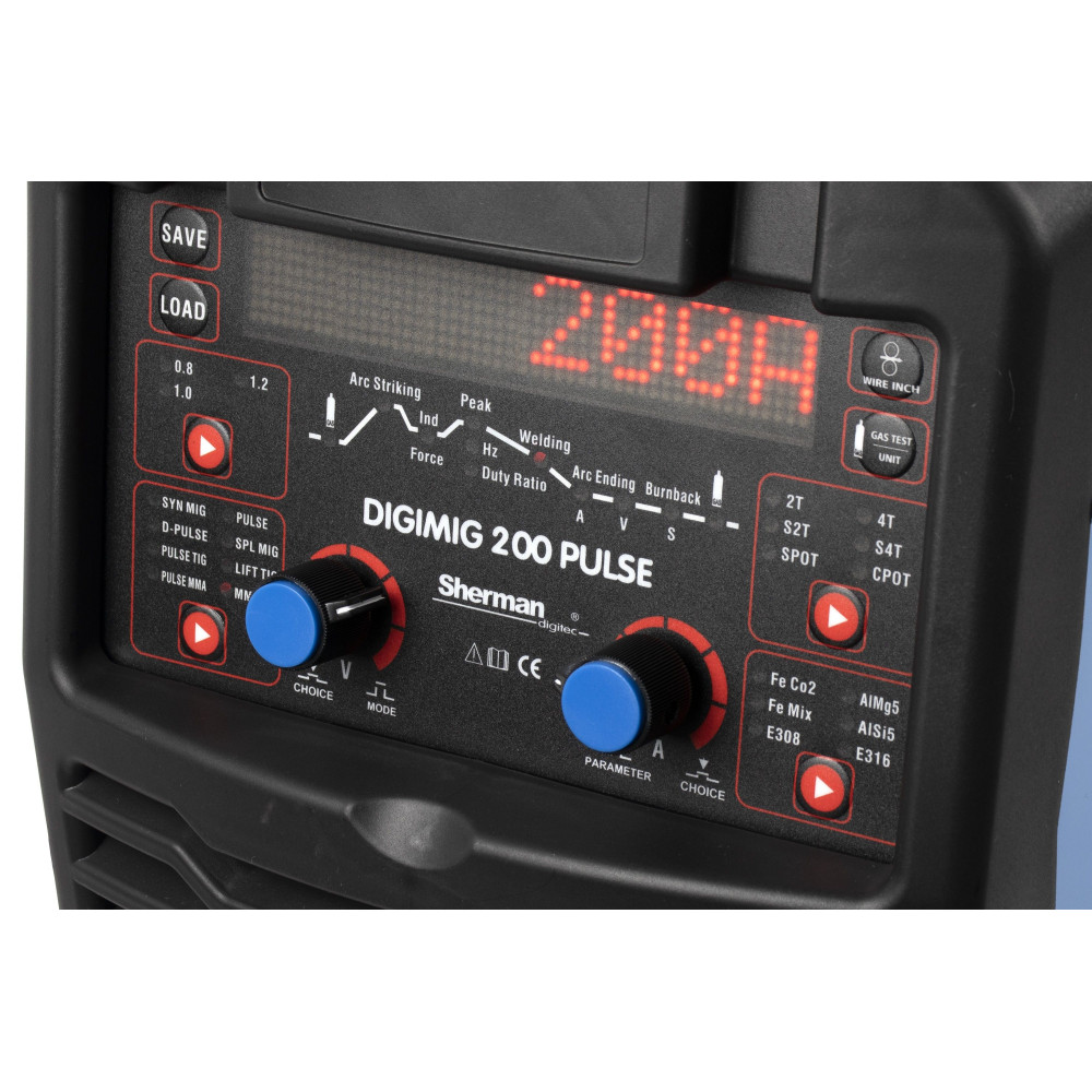Spawarka Sherman DIGIMIG 200 Pulse - zestaw - 7812202-G - Sherman - 9