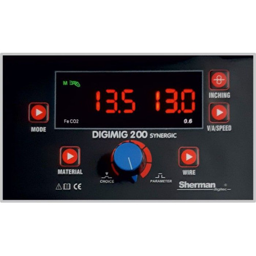 Spawarka Sherman DIGIMIG 200 Synergic - zestaw - 7812298-G - Sherman - 9