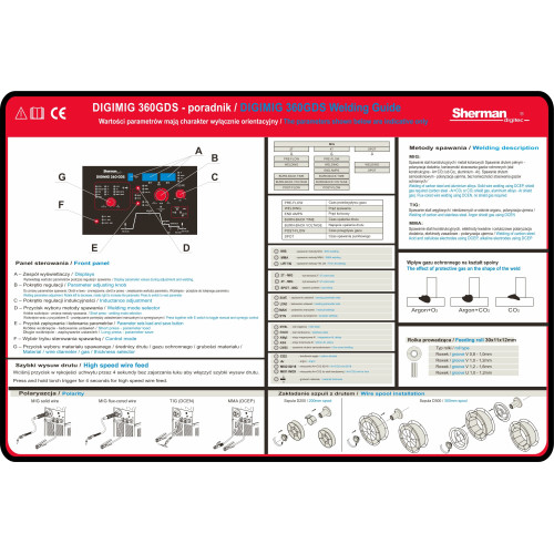 Spawarka Sherman DIGIMIG 360 GDS - zestaw - 7812431-G - Sherman - 11