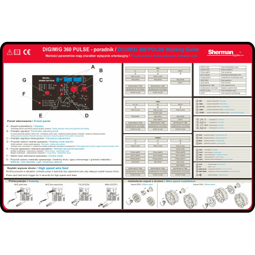 Spawarka Sherman DIGIMIG 360 Pulse - zestaw - 7812432-G - Sherman - 9