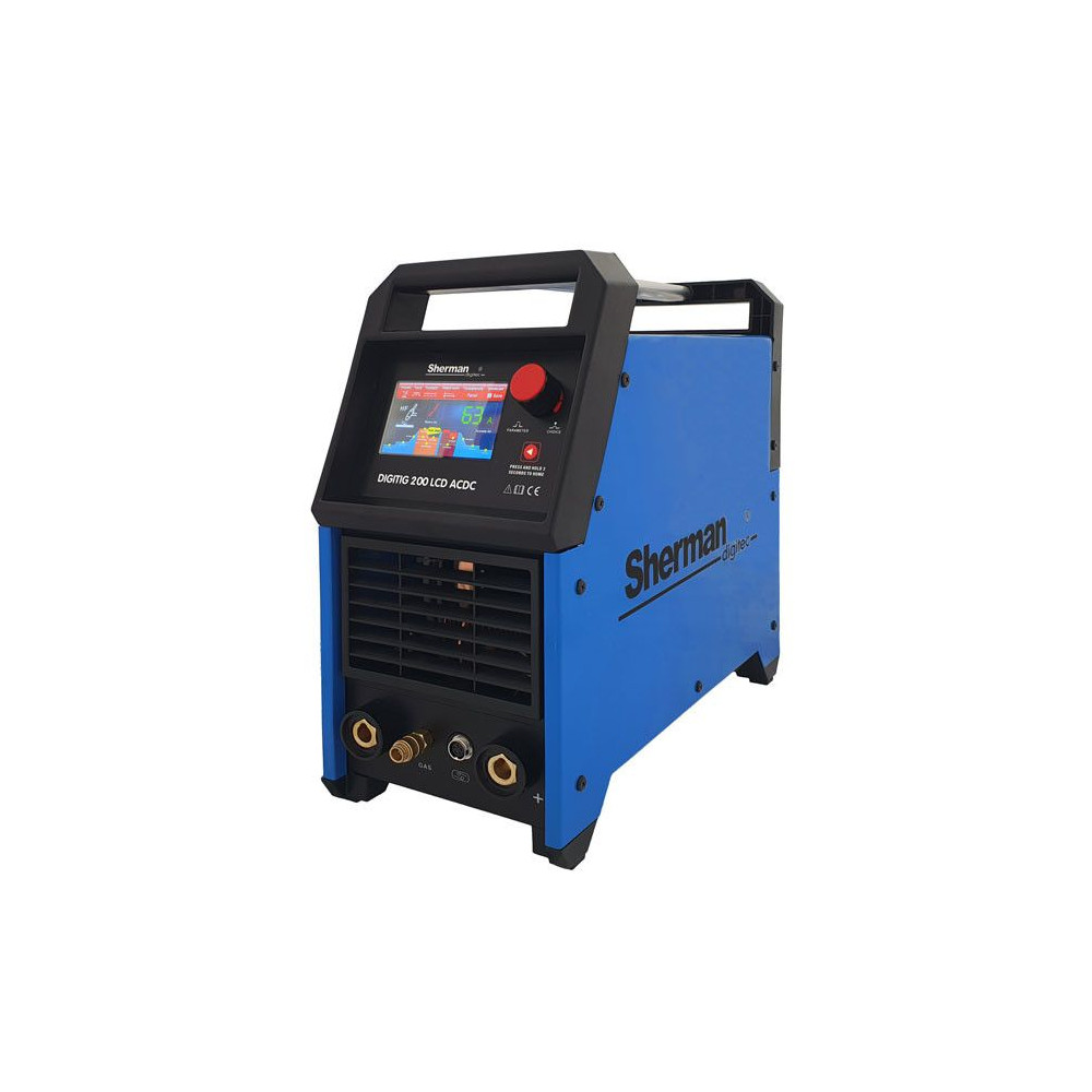 Spawarka Sherman DIGITIG 200 LCD AC/DC - zestaw - 7812633-G - Sherman - 5