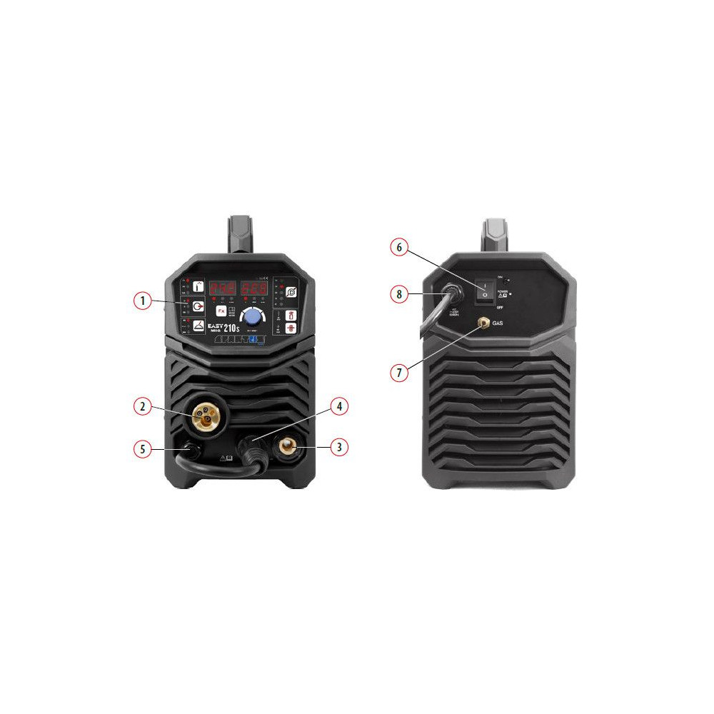 Spawarka Spartus EasyMIG 210S - zestaw - EASYMIG210S-PAK-15-3-G - Spartus - 10