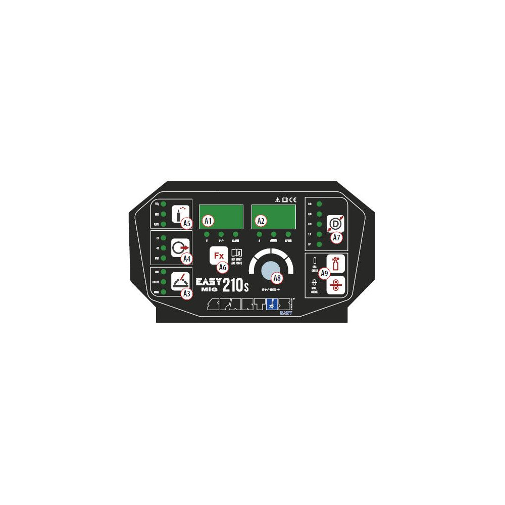 Spawarka Spartus EasyMIG 210S - zestaw - EASYMIG210S-PAK-15-3-G - Spartus - 9